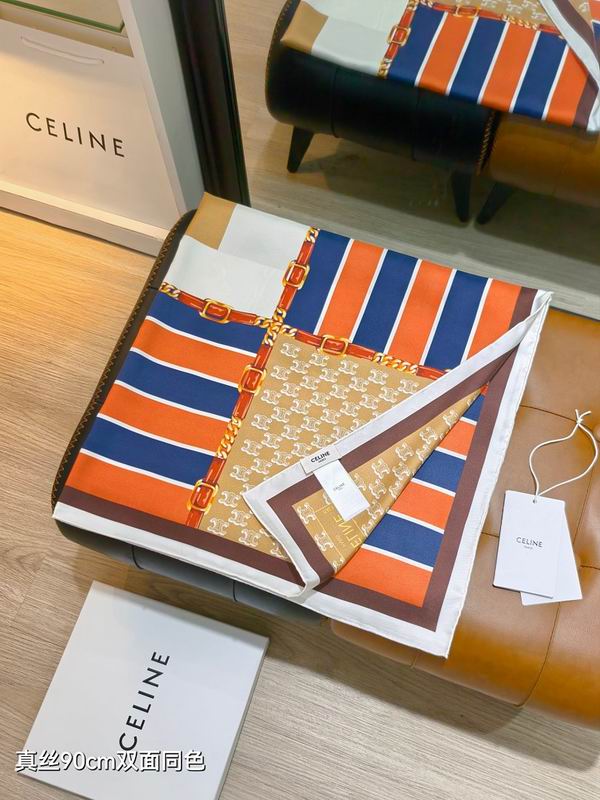 Celine silk scarf hm07